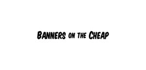 Banners on the Cheap logo